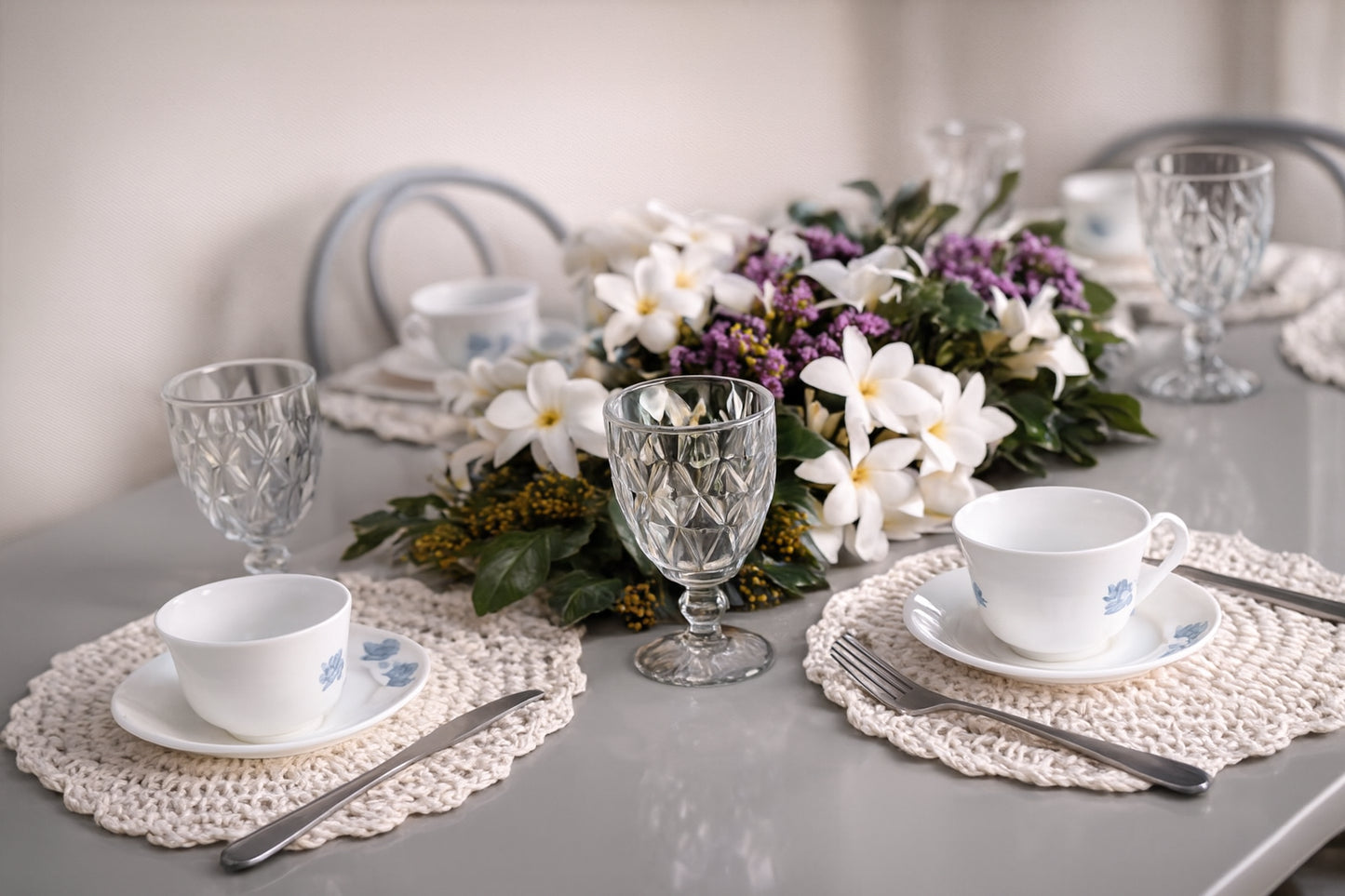 Kit Sousplat  Artesanal – Mesa Posta Premium