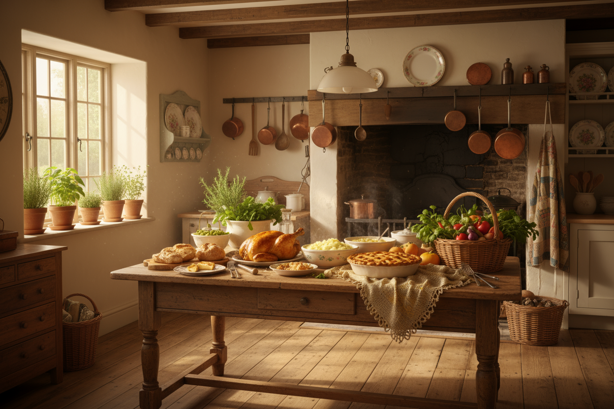 Dimensão mínima: O Facebook exige um mínimo de 400 x 150 pixels uma imagem que remeta cozinha algo que seja o amor de vó para a casa das pessoas 